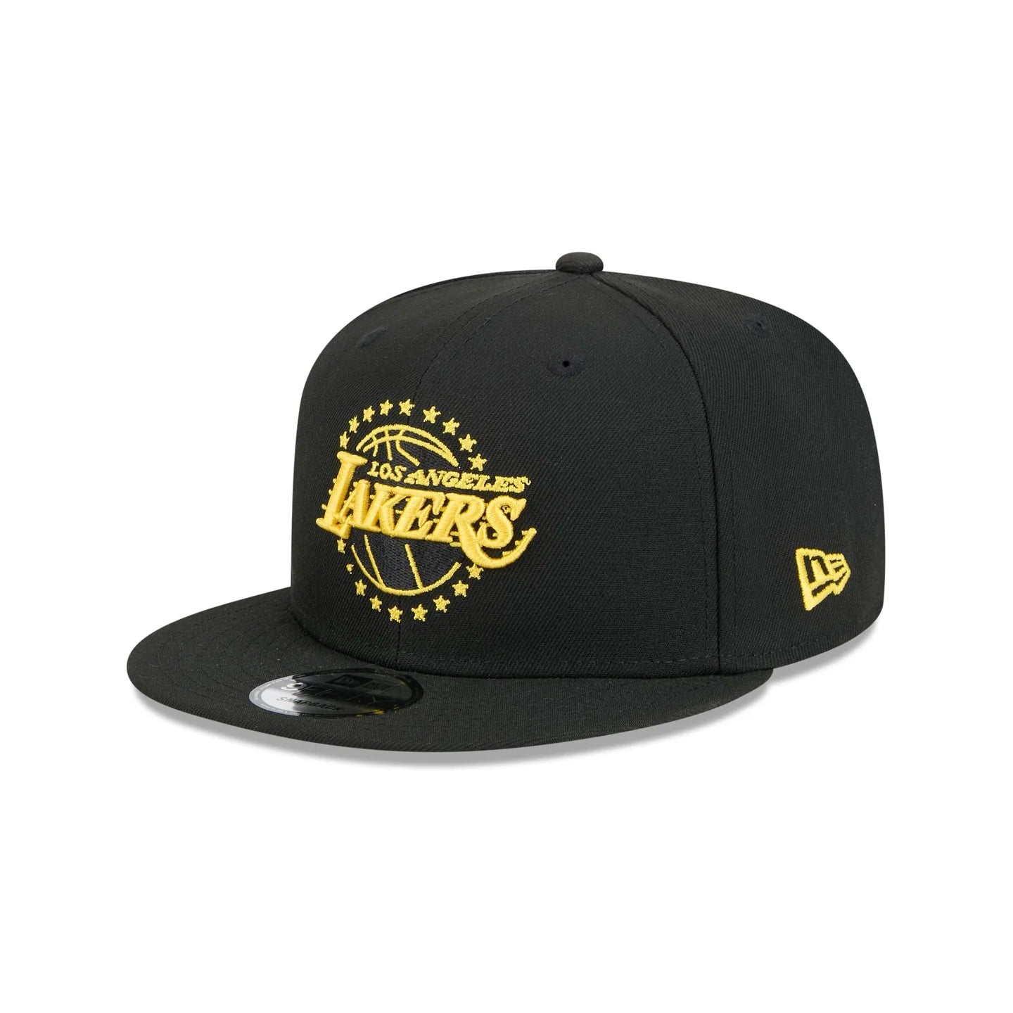LA Lakers Hat - NBA 2024-2025 City Edition Alternate Black 9Fifty Snapback Cap - New Era
